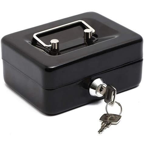 locking metal cash box|cash box with lock walmart.